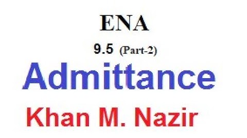 (English)ENA || Question 9.57 || Admittance in Series-Parallel Circuit || Admittance calculation