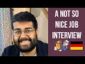 Story Time: My Embarrassing First Job Interview in Germany as a Foreigner 🇩🇪