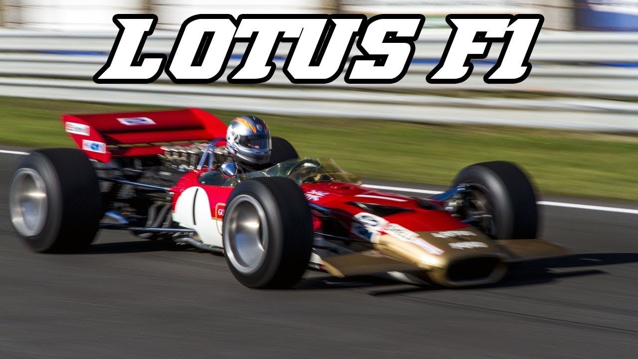 Classic Lotus F1 cars 49, 49B, 72C, 76/1, 77 - Zandvoort ...
