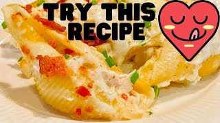 How to make Chicken Bacon Ranch Stuffed Shells | Your Kitchen Your Way