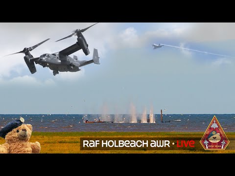 LIVE COMBAT TRAINING RAF HOLBEACH AIR WEAPONS RANGE • LIVE AMMO FIRING & STRAFING 10.07.25