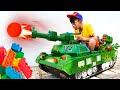 الحفار, الجرار, سيارة الإطفاء, شاحنات القمامة و سيارات الشرطة ومجمو Excavator Toys#423