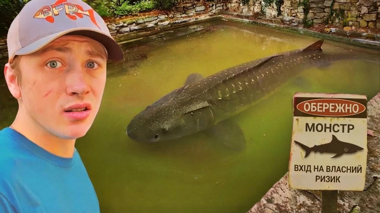 Знайшов покинутий басейн, повний гігантських риб!