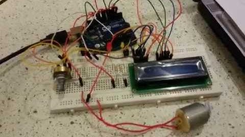 Mini Project of DC Motor Speed Controller by using Arduino