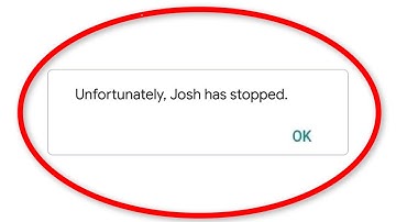 How To Fix Unfortunately Josh App Has Stopped Error Android & Ios - Josh App Not Open Problem - Fix