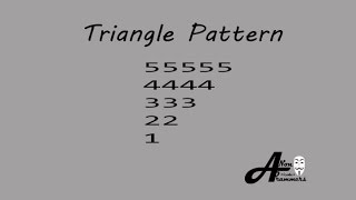 Triangle Pattern C++#25