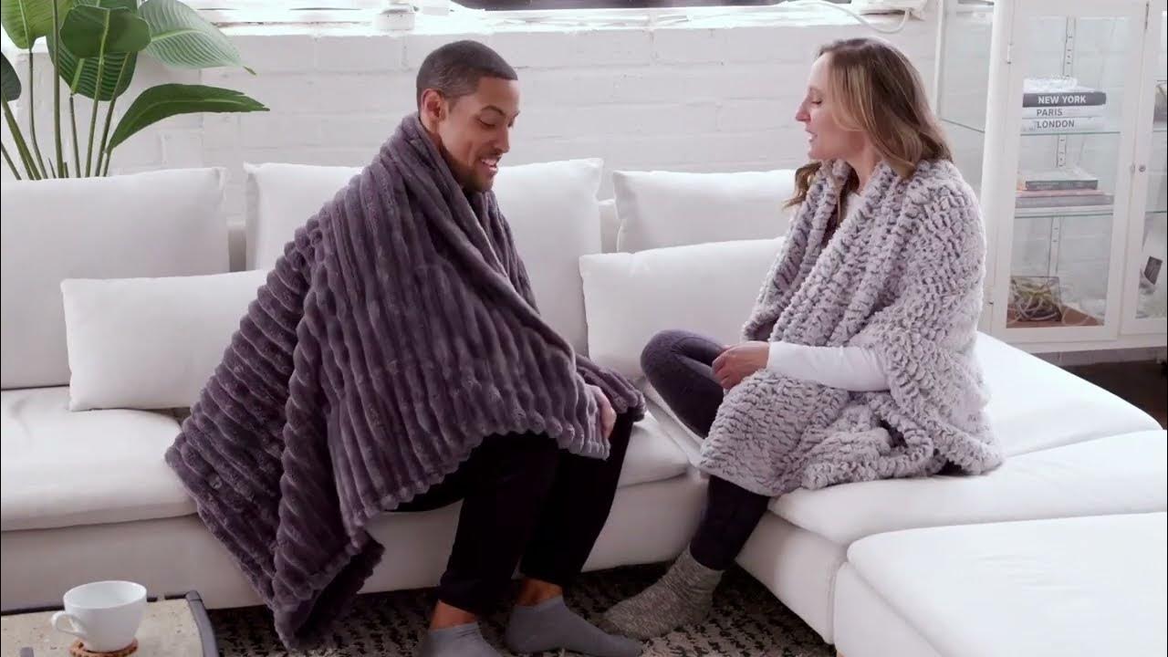 Brookstone Heated Throw YouTube