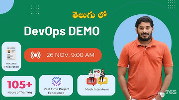 Demo announcement DevOps with AWS | Best DevOps Online Training in Telugu @DevOpsAndCloudWithSiva