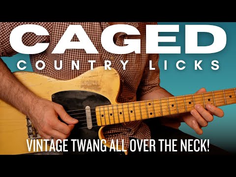 CAGED Country Licks