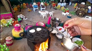 mini breakfast #miniatures #mini #tinycooking #miniature #tiny  #miniaturecooking#the mini foodkey