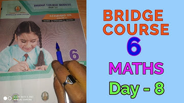6th MATHS BRIDGE COURSE DAY #8 Answers Only - Easy School Maths