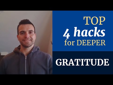 Generate deeper GRATITUDE now with those 4 simple exercises