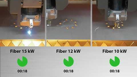 Bystronic ByStar Fiber Laser Cutting Comparison - 15kw vs. 12kw vs. 10kw