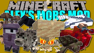 ALEX'S MOBS MOD - Camarones obreros, Amungus, leopardos y + - Minecraft mod 1.16.4 Review ESPAÑOL