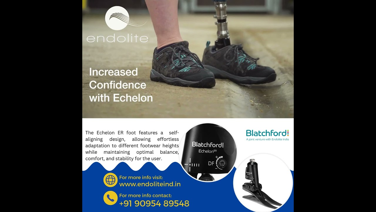 The Echelon ER foot features a  self-aligning design