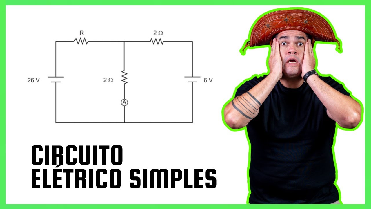 Um Circuito Arretado | Potencial Ponto a Ponto | Em uma aula de eletrônica, foi montado um...