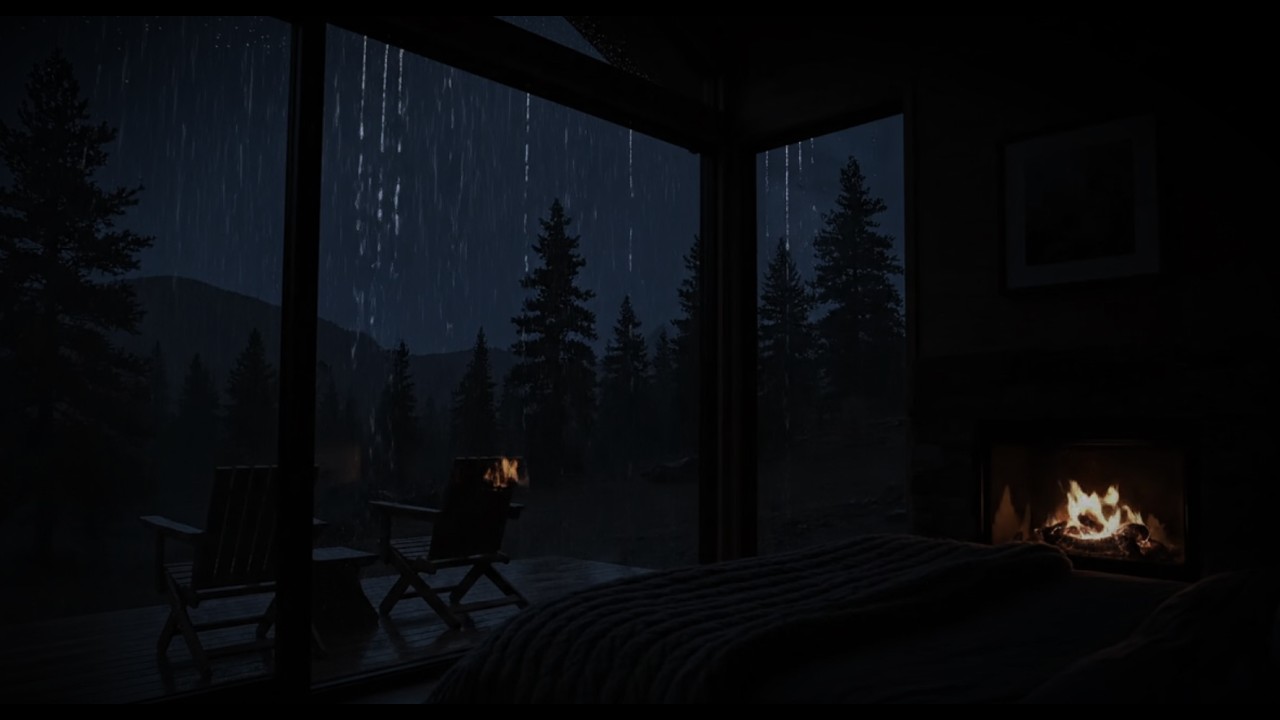 No Ads Rain Sounds for Sleeping | ASMR Rain & Thunderstorm for Deep Sleep and Relaxation