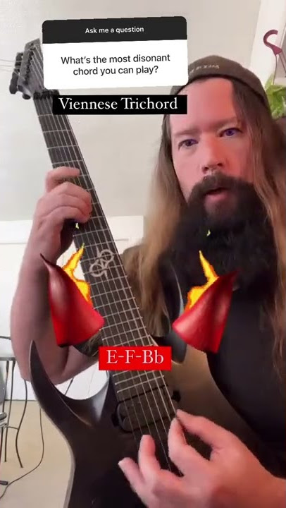 Most DISSONANT chord possible 😈 🎸