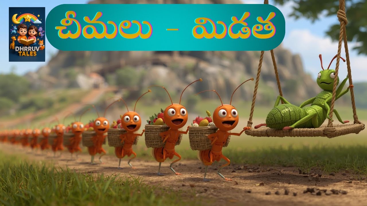 చీమలు మిడత కథ | కష్టపడితేనే జీవితం బాగుంటుంది