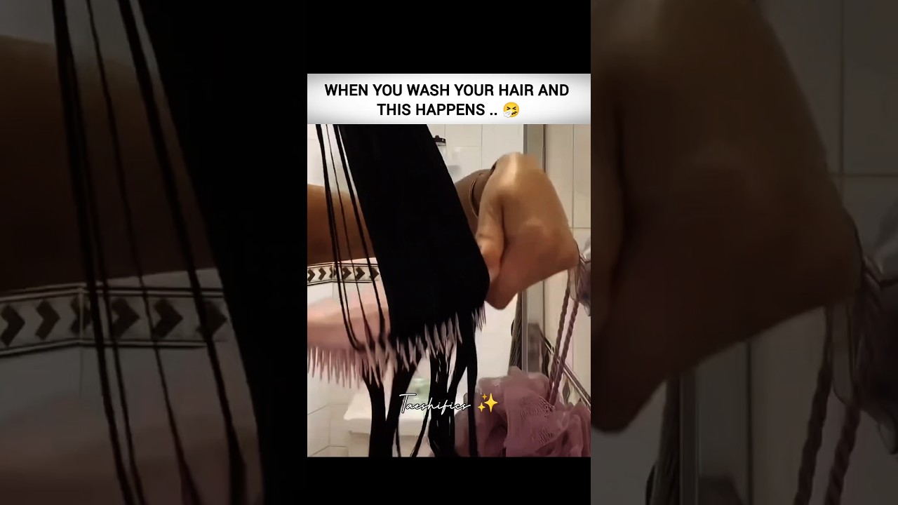 Washing hair be like !! 💀😭 #taeshifics #shorts #edit #funny #trending #fyp #love #foryou #jk #bts