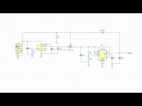 Li-ion Battery Charging Circuit Design - KiCad 5 [QCB 2]