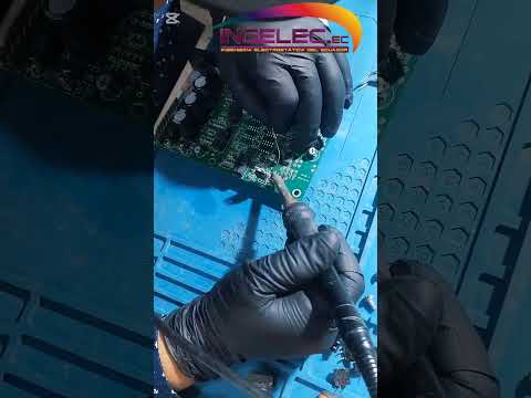 Arreglo circuito principal de equipo de pintura Electrostática. No pongas tus equipos en las manos e