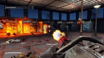 Testing the Explosive Minigun Fallout 4
