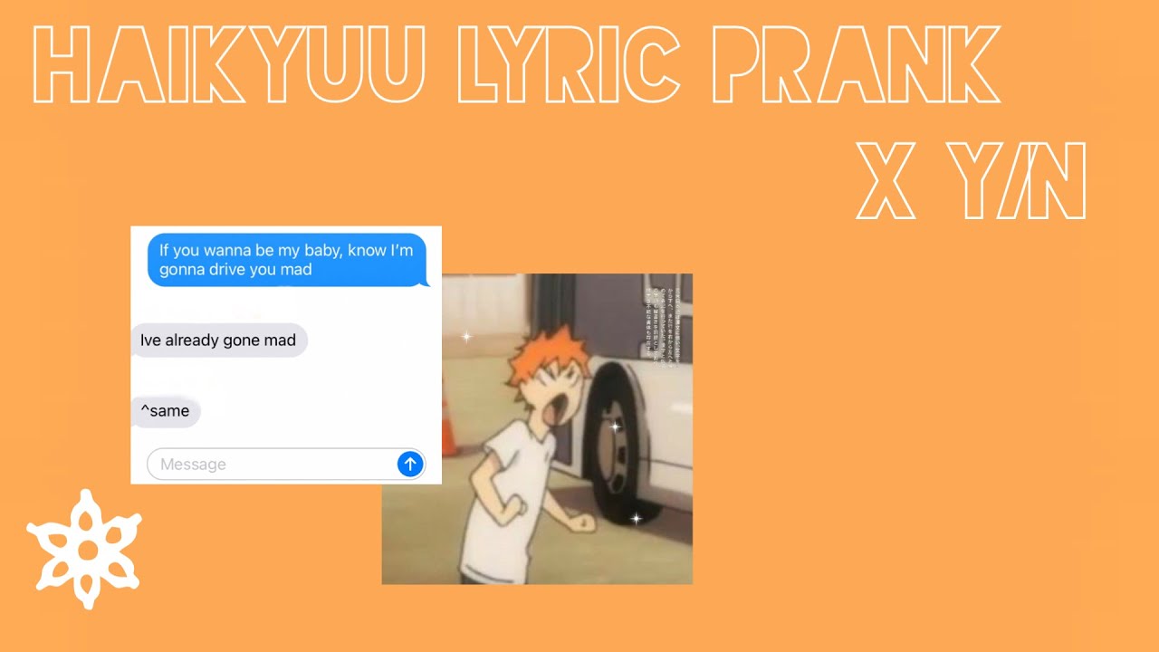 Y/N pulls another lyric prank on her harem! Haikyuu lyric prank “Baby by Madison Beer