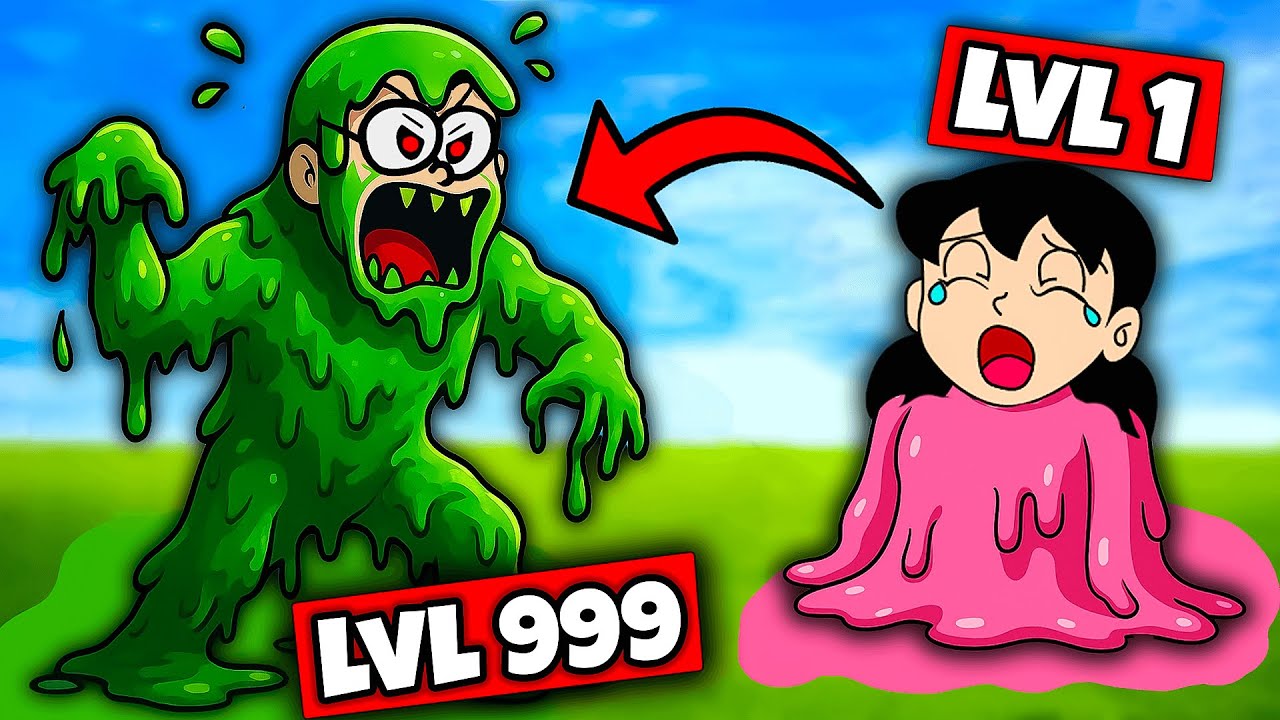 Shinchan And Nobita Became Slime Monster 😂😍|| Funny Game