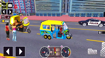 Tuk Tuk auto rickshaw driver 3D game - #138 auto rickshaw driving game - Android iOS Gameplay
