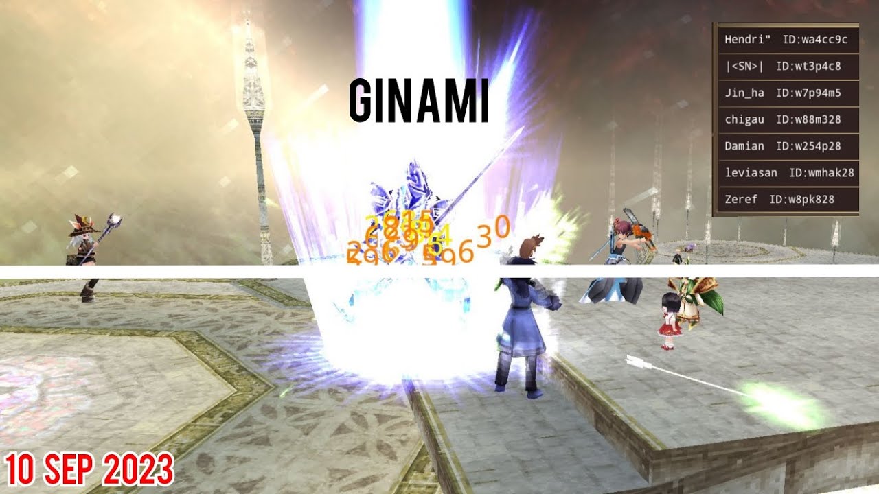 Iruna Online White_Knight Guild Join Silver Raid 400 (10 Sep 2023