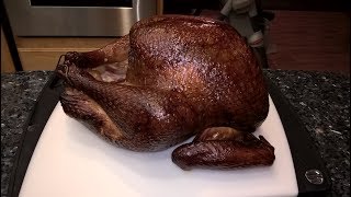 My first attempt of curing and smoking a turkey for thanksgiving.
pop's brine mix the following ingredients with one gallon water. 1/3-1
cup kosher sal...