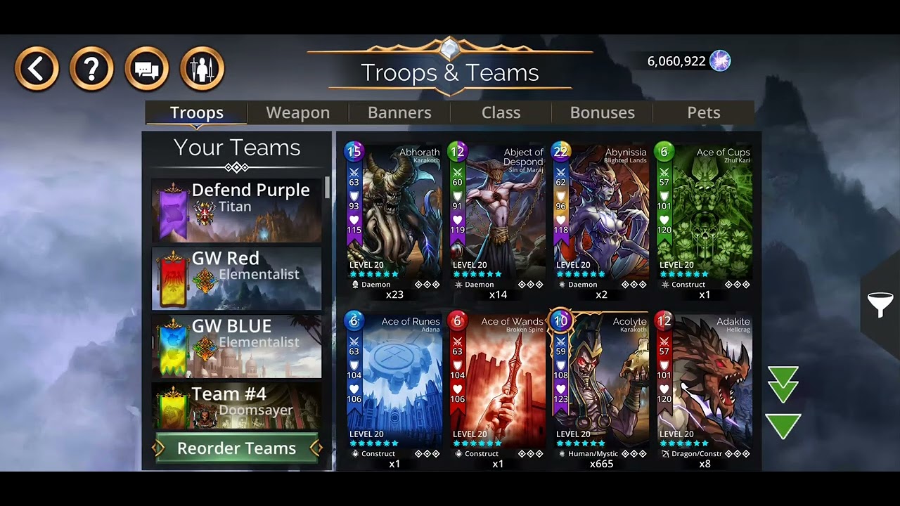 Gems of War Dragon Egg Crafting