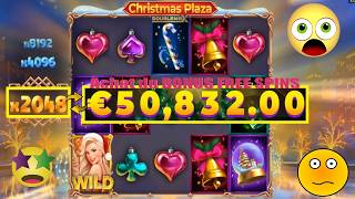 Gros Gain Gagnant 50.000 Sur Le Christmas Plaza Aux Achats De Free Spins