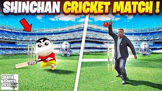 Franklin And Shinchan  Playing Cricket Match in  GTA 5 Tamil | GTA 5 Mods | Snakebabuplays