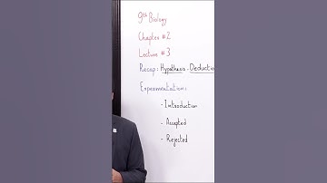 Class 9 - Biology - Chapter 2 - Lecture 3 - Experimentation - Allied Schools