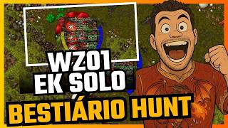 Ek 910 hunt solo warzone 1 complete bestiary in Tibia