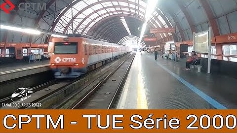 CPTM - TUE Série 2000 Partindo da Estação Dom Bosco