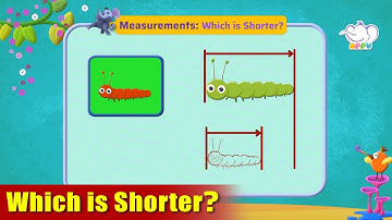 K1 - Module 9 - Exercise 1 Which is Shorter | Appu Series | Kindergarten Math Learning