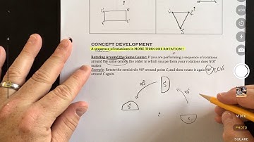 G8M2L9 Video 1 of 2 Sequencing Rotations