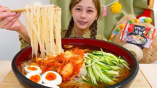 🍜 Eating 10 Servings of Morioka Cold Noodles! So Refreshing