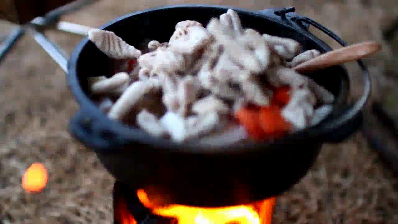 冬キャンプ モツ煮と焼鳥とビール 須原親水広場 Youtube