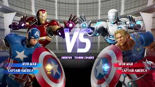 Iron Man and Captain America vs Superior Iron Man and Captain America