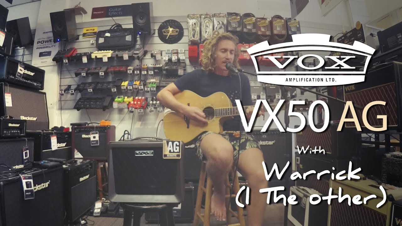 VOX VX50 AG with Warrick! (I The Other)
