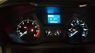 Reset oil light 2016 Ford Transit 350 XL/XLT