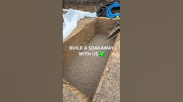 HOW TO BUILD A SOAKAWAY FOR YOUR HOUSE ✅ #construction #gardendiy #landscapingdesign #water #garden