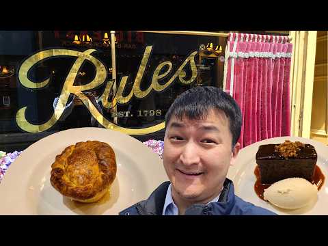 Trying London's OLDEST Restaurant! Is RULES Worth it?