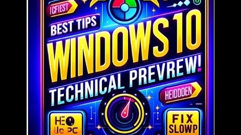 "Windows 10 Technical Preview: Best Tips, Tricks & Hidden Features!"