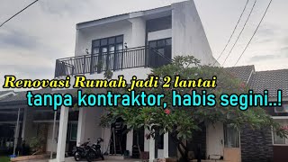 RINCIAN DETAIL BIAYA RENOVASI RUMAH MINIMALIS LUAS 6x15 | PAKAI TUKANG SENDIRI, HASILNYA ?