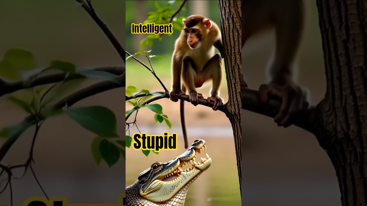 Monkey And Crocodile 🐊 moral story 😀 